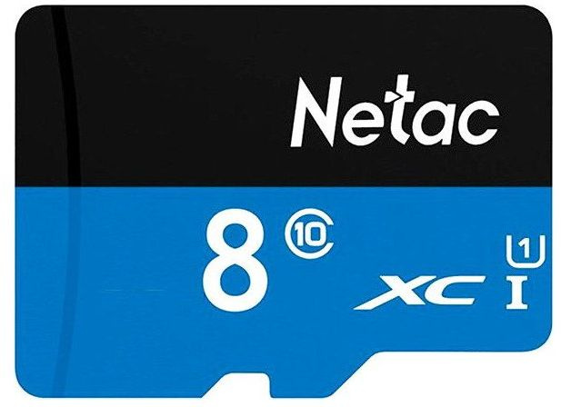 Флеш карта microSDHC 8GB Netac NT02P500STN-008G-S P500