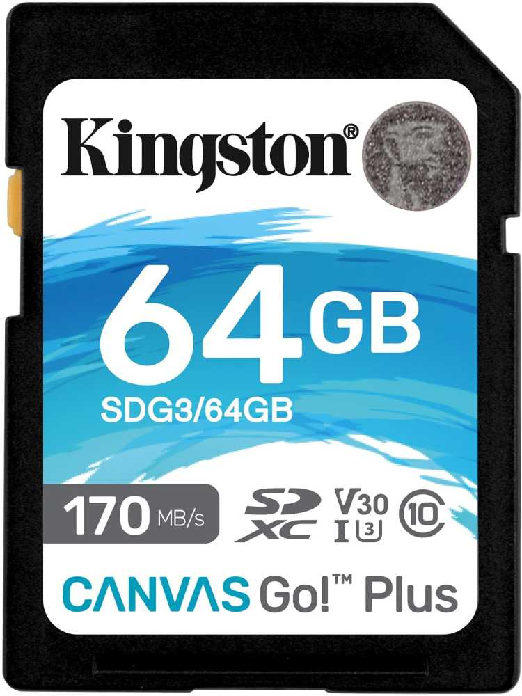 Флеш карта SDXC 64GB Kingston SDG3/64GB Canvas Go! Plus w/o adapter