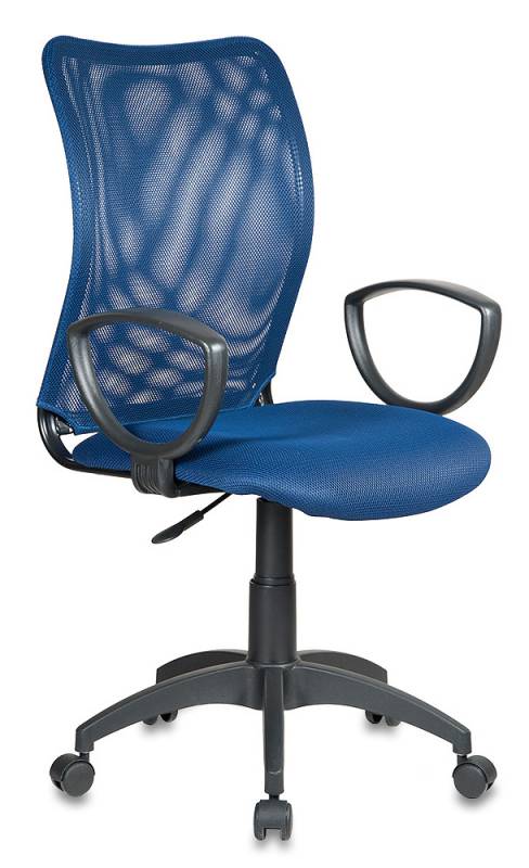 Кресло Бюрократ CH-599AXSN темно-синий TW-05N сиденье темно-синий TW-10N крестов. пластик