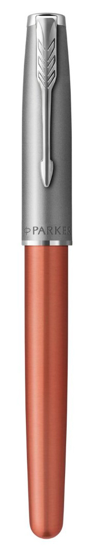 Ручка перьев. Parker Sonnet Essentials SB F545 (CW2169228) LaqOrange CT F сталь нержавеющая подар.кор.