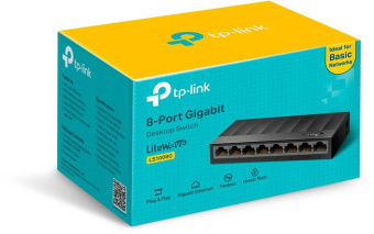 Коммутатор TP-Link LS1008G 8G неуправляемый - купить недорого с доставкой в интернет-магазине