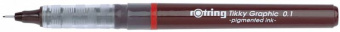 Ручка капилляр. Rotring Tikky Graphic (1904750) d=0.1мм черн. черн. - купить недорого с доставкой в интернет-магазине