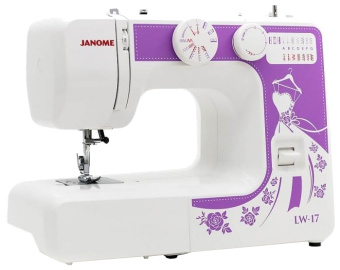 Швейная машина Janome LW-17 белый - купить недорого с доставкой в интернет-магазине