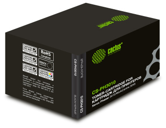 Картридж лазерный Cactus CS-PH3010 106R02181 черный (1000стр.) для Xerox Phaser 3010/WorkCentre 3045 - купить недорого с доставкой в интернет-магазине