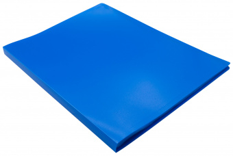 Папка с 10 прозр.вклад. Buro -ECB10BLUE A4 пластик 0.5мм синий - купить недорого с доставкой в интернет-магазине