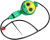 Таймер Deko DKIT01 1" зеленый желтый (065-0947) - купить недорого с доставкой в интернет-магазине