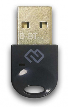 Адаптер USB Digma D-BT502 Bluetooth 5.0+EDR class 1.5 20м черный - купить недорого с доставкой в интернет-магазине