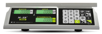 Весы торговые Mertech M-ER 326AC-15.2 LCD серый (3040) - купить недорого с доставкой в интернет-магазине