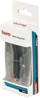 Автомобильное зар./устр. Buro BUCL1 18W 3A (QC) USB-A универсальное черный (BUCL18P100BK) - купить недорого с доставкой в интернет-магазине