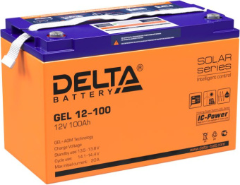 Батарея для ИБП Delta GEL 12-100 12В 100Ач - купить недорого с доставкой в интернет-магазине