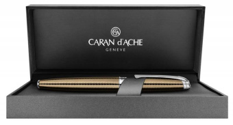 Ручка роллер Carandache Leman Caviar (4779.497) F черн. черн. подар.кор. - купить недорого с доставкой в интернет-магазине