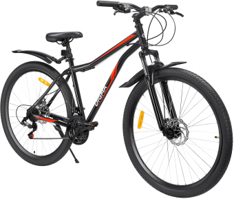 Велосипед Digma Big горный рам.:18" кол.:29" черный 16.78кг (BIG-29/18-ST-S-BK) - купить недорого с доставкой в интернет-магазине