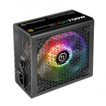 Блок питания Thermaltake ATX 700W Toughpower GX1 RGB 80+ gold (24+4+4pin) APFC 120mm fan color LED 8xSATA RTL - купить недорого с доставкой в интернет-магазине