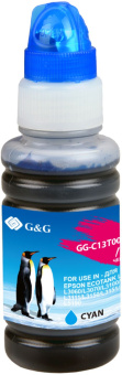 Чернила G&G GG-C13T00S24A 103C голубой 70мл для L1110, L3151, L3100, L3101, L3110, L3150 - купить недорого с доставкой в интернет-магазине