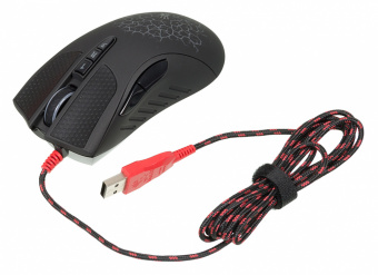 Мышь A4Tech Bloody A90 черный оптическая (6200dpi) USB (8but) - купить недорого с доставкой в интернет-магазине