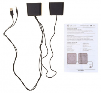 Колонки Оклик OK-331 2.0 черный 6Вт - купить недорого с доставкой в интернет-магазине