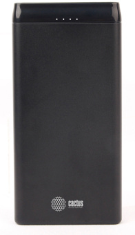 Мобильный аккумулятор Cactus CS-PBFSFT-10000 10000mAh 2.1A 2xUSB черный - купить недорого с доставкой в интернет-магазине