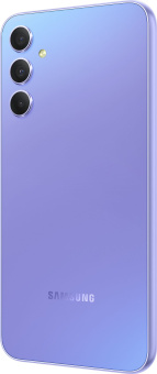 Смартфон Samsung SM-A346E Galaxy A34 5G 128Gb 6Gb лаванда моноблок 3G 4G 2Sim 6.6" 1080x2340 Android 13 48Mpix 802.11 a/b/g/n/ac NFC GPS GSM900/1800 GSM1900 Protect microSD max1024Gb - купить недорого с доставкой в интернет-магазине