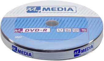Диск DVD-R MyMedia 4.7Gb 16x Pack wrap (10шт) (69205) - купить недорого с доставкой в интернет-магазине