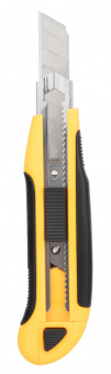 Нож канцелярский Deli E2091 шир.лез.18мм выдвижное лезвие фиксатор усиленный сталь желтый блистер - купить недорого с доставкой в интернет-магазине