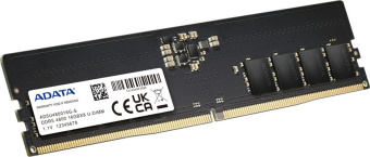 Память DDR5 16Gb 4800MHz A-Data AD5U480016G-S RTL PC4-25600 CL40 DIMM 288-pin 1.1В single rank - купить недорого с доставкой в интернет-магазине