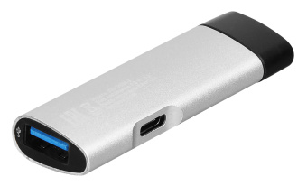 Устройство чтения карт памяти USB Type-C SunWind SW-CR056-S серебристый - купить недорого с доставкой в интернет-магазине