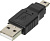 Переходник Ningbo mini USB B (m) USB A(m) черный