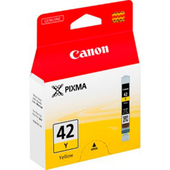 Картридж струйный Canon CLI-42Y 6387B001 желтый (284стр.) для Canon PRO-100 - купить недорого с доставкой в интернет-магазине