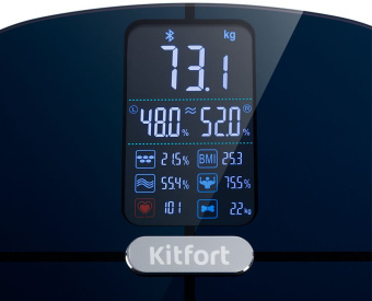 Весы напольные электронные Kitfort КТ-809 макс.180кг черный - купить недорого с доставкой в интернет-магазине