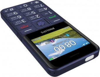 Мобильный телефон Philips E207 Xenium 32Mb синий моноблок 2Sim 2.31" 240x320 Nucleus 0.08Mpix GSM900/1800 FM microSD max32Gb - купить недорого с доставкой в интернет-магазине