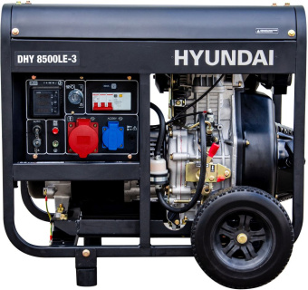 Генератор Hyundai DHY 8500LE-3 7.2кВт - купить недорого с доставкой в интернет-магазине