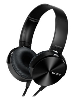 Гарнитура накладные Sony MDR-XB450 1.2м черный проводные оголовье (MDR-XB450AP) - купить недорого с доставкой в интернет-магазине