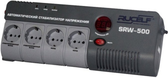 Стабилизатор напряжения Rucelf SRW-500-D 0.5кВА однофазный белый - купить недорого с доставкой в интернет-магазине