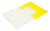 Папка на резинке Бюрократ Double Neon DNE510YEL A4 пластик кор.30мм 0.5мм желтый - купить недорого с доставкой в интернет-магазине