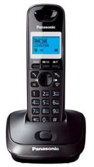 Р/Телефон Dect Panasonic KX-TG2511RUT темно-серый металлик/черный АОН - купить недорого с доставкой в интернет-магазине