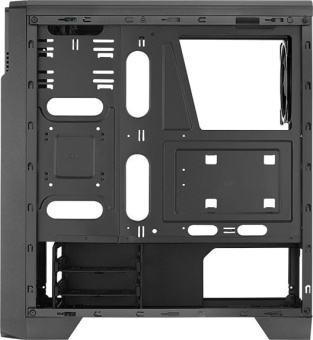 Корпус Aerocool Ore Saturn FRGB-G-BK-v1 черный без БП ATX 3x120mm 2xUSB2.0 1xUSB3.0 audio bott PSU - купить недорого с доставкой в интернет-магазине