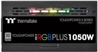 Блок питания Thermaltake ATX 1050W Toughpower iRGB Plus 80+ platinum 24+2x(4+4) pin APFC 140mm fan color LED 12xSATA Cab Manag RTL - купить недорого с доставкой в интернет-магазине