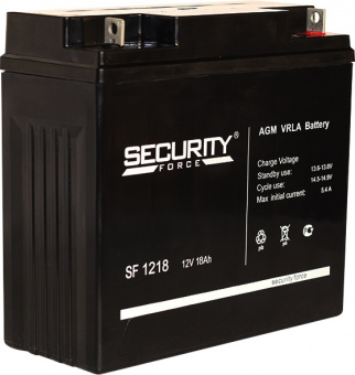 Аккумулятор Security Force SF 1218 - купить недорого с доставкой в интернет-магазине