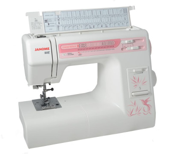 Швейная машина Janome 90E белый - купить недорого с доставкой в интернет-магазине