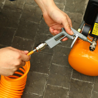 Шланг для пневмоинструмента Deko DKAH15 15м оранжевый - купить недорого с доставкой в интернет-магазине