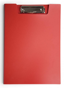 Папка клип-борд Бюрократ -PD602RED A4 пластик 1.2мм красный с крышкой - купить недорого с доставкой в интернет-магазине