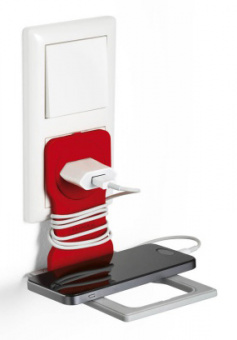 Подставка Durable 7735-03 Varicolor для мобильного телефона 84x134x4.5мм красный/серый - купить недорого с доставкой в интернет-магазине