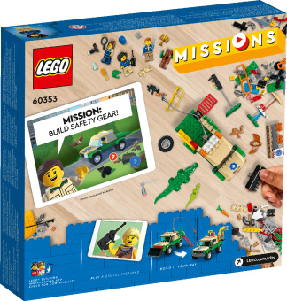 Конструктор Lego City Missions Wild Animal Rescue Missions пластик (60353) - купить недорого с доставкой в интернет-магазине