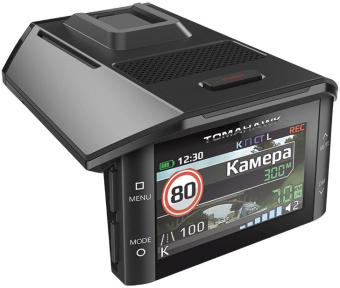 Видеорегистратор с радар-детектором Tomahawk Apache S GPS ГЛОНАСС черный - купить недорого с доставкой в интернет-магазине