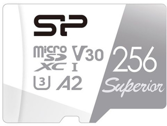Флеш карта microSDXC Silicon Power 256GB SP256GBSTXDA2V20 Superior V30 A2 w/o adapter - купить недорого с доставкой в интернет-магазине