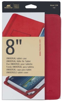 Универсальный чехол Riva для планшета 8" 3214 полиуретан красный - купить недорого с доставкой в интернет-магазине