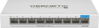 Коммутатор Keenetic KN-4710 (L2) 9x1Гбит/с 8PoE+ 120W неуправляемый - купить недорого с доставкой в интернет-магазине