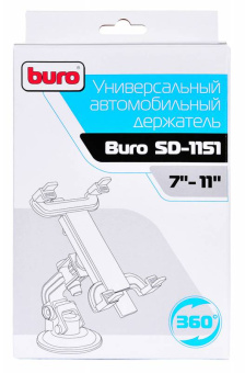 Автомобильный держатель Buro универсальный SD-1151 черный - купить недорого с доставкой в интернет-магазине