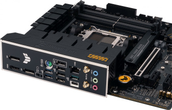 Материнская плата Asus TUF GAMING B650M-E WIFI SocketAM5 AMD B650 4xDDR5 mATX AC`97 8ch(7.1) 2.5Gg RAID+HDMI+DP - купить недорого с доставкой в интернет-магазине