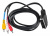 Кабель соединительный аудио-видео Buro SCART (m)/3хRCA (m) 2м. черный (BSC005-2) - купить недорого с доставкой в интернет-магазине